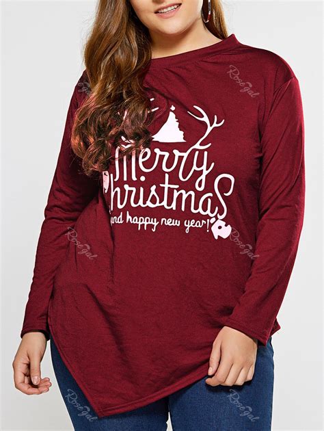 plus size christmas shirts